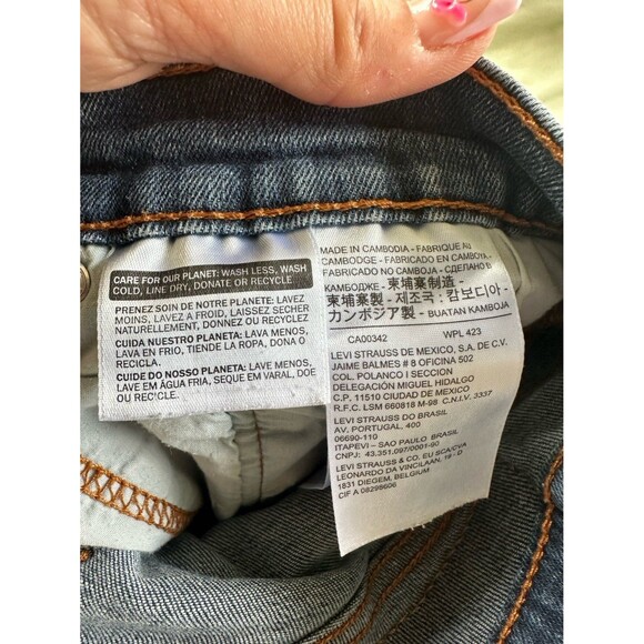 Levi's 511 Men's Slim Fit Tapered Leg Medium Wash Denim Jeans W36 L 32 - Picture 5 of 6